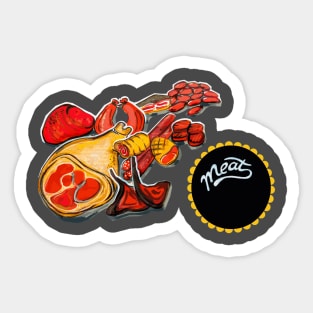 Meat products Sticker